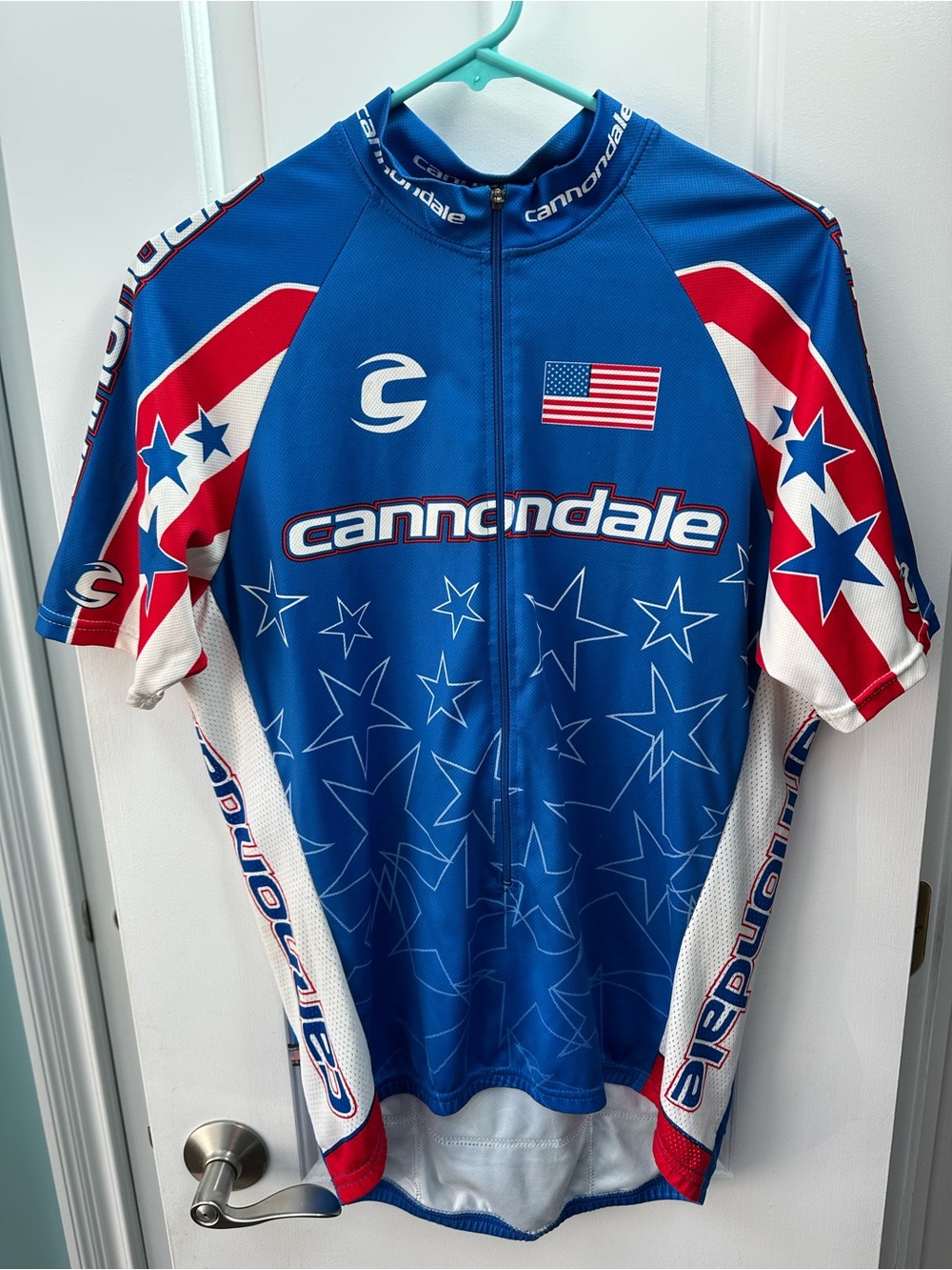 Cannondale Men’s L Cycling Jersey Mountain Bike MTB Vintage USA Made Large